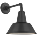 Academy 11" Mack Barn Light | Matte Black | 12.5 | 12.5" Matte Black Bowers Shade
