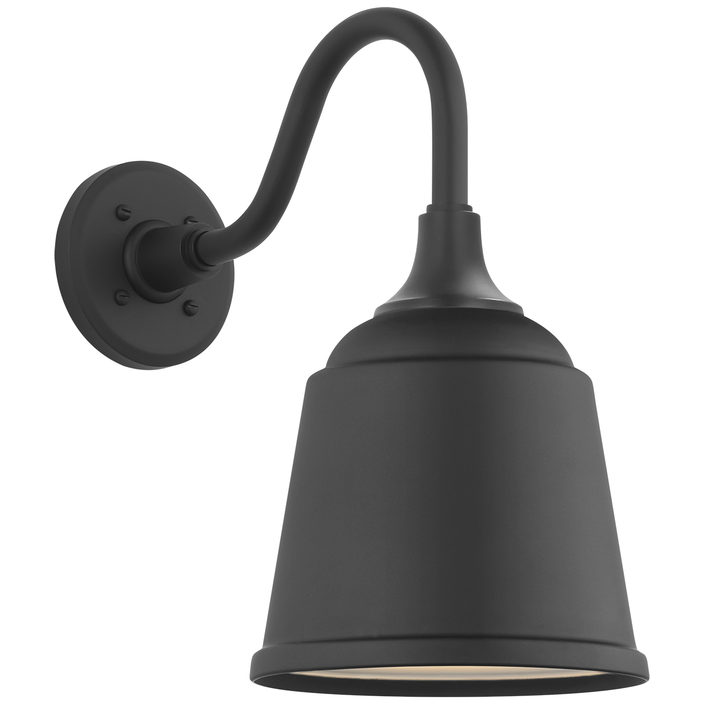 Academy 11" Flynn Barn Light | Matte Black | 8 | 8" Matte Black Rockhouse Shade