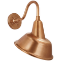 Academy 11" Flynn Barn Light | Soft Copper | 12.5 | 12.5" Soft Copper Tilted Bowers Shade