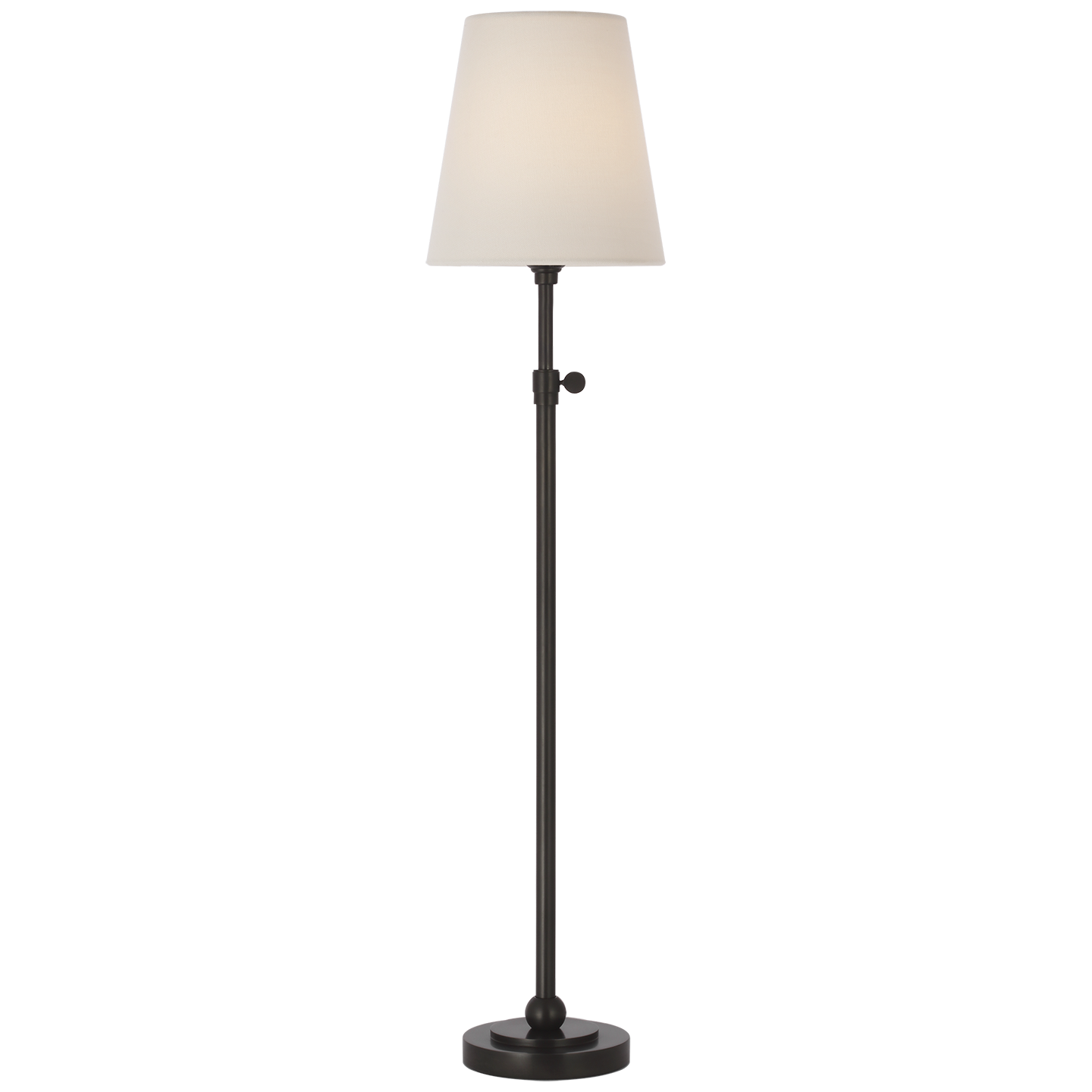 Bryant 27" Adjustable Cordless Table Lamp | Bronze | Linen Shade