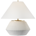 Aten 23" Table Lamp | Plaster White | Linen Shade