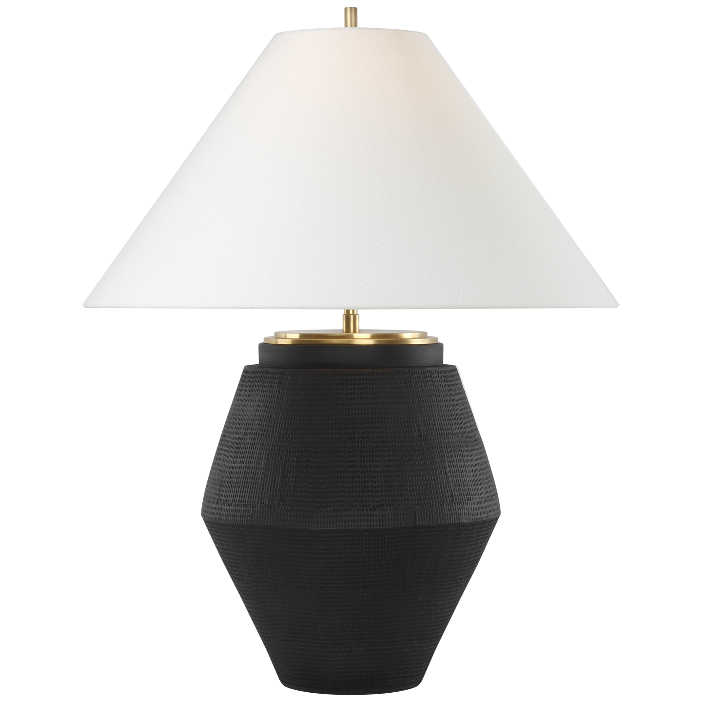 Aten 28" Table Lamp | Shadow Black | Linen Shade