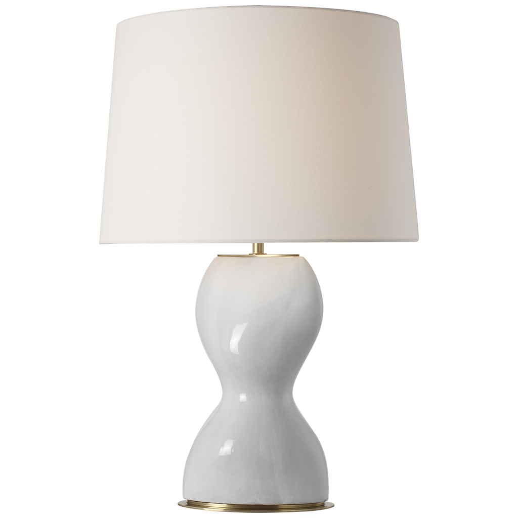 Misaki 28" Table Lamp | Veiled White | Linen Shade