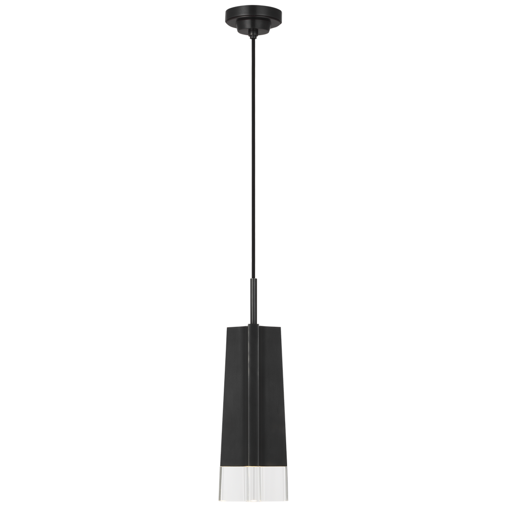 Matcha Single Light Pendant | Bronze | Clear Glass