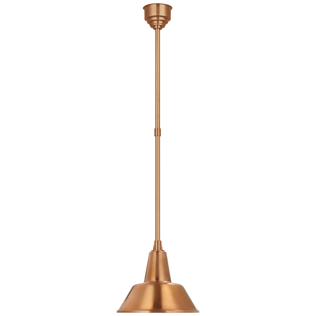 Academy Pendant | Soft Copper | 12.5" Bowers Shade