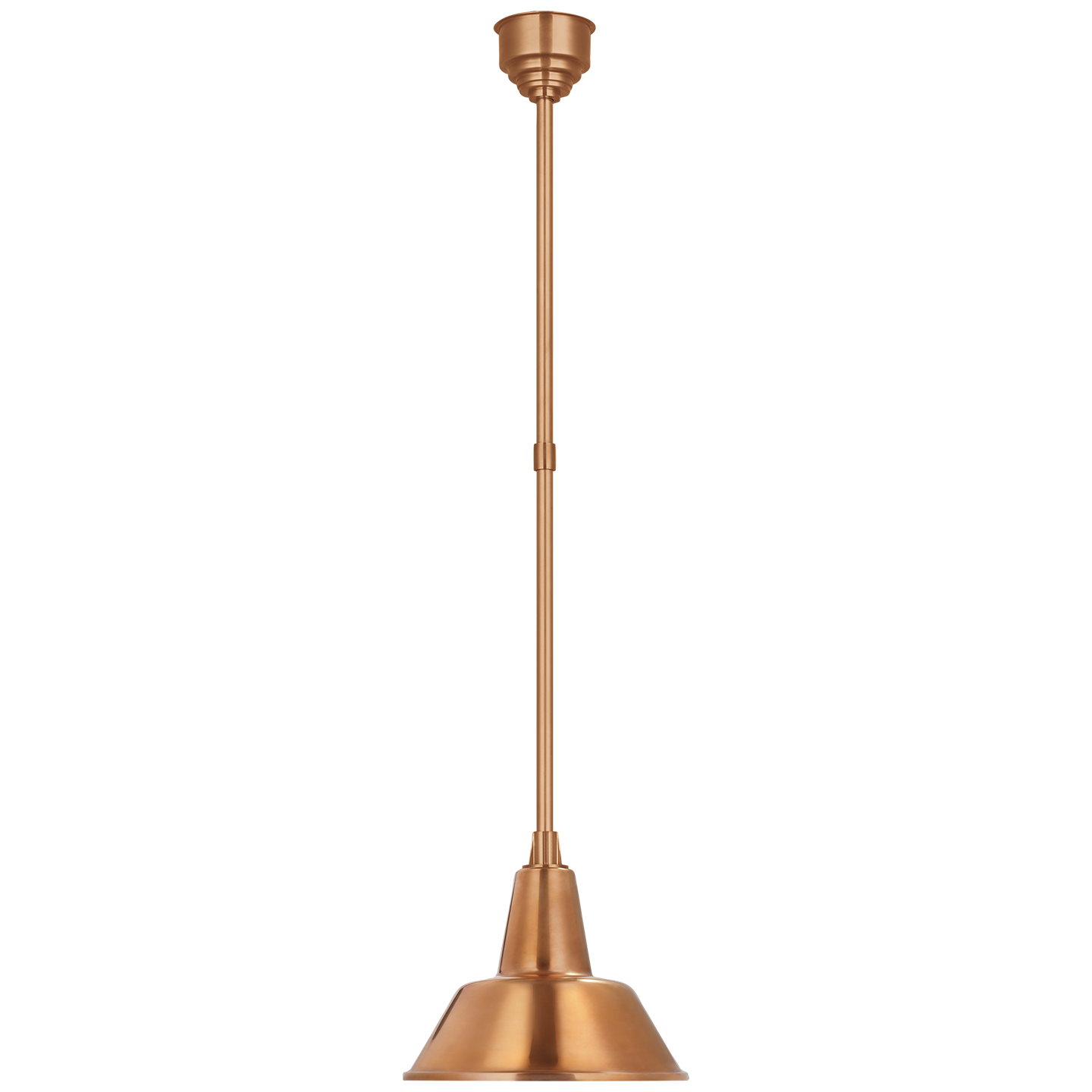 Academy Pendant | Soft Copper | 12.5" Bowers Shade