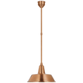 Academy Pendant | Soft Copper | 16" Bowers Shade