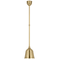 Academy Pendant | Hand-Rubbed Antique Brass | 8" Rockhouse Shade