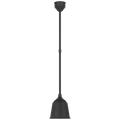 Academy Pendant | Matte Black | 8" Rockhouse Shade