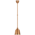 Academy Pendant | Soft Copper | 8" Rockhouse Shade