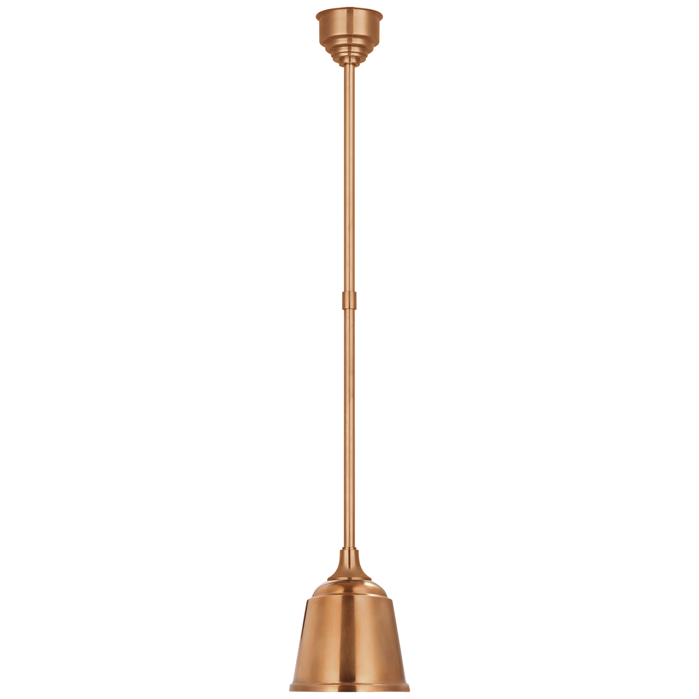 Academy Pendant | Soft Copper | 8" Rockhouse Shade
