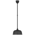 Academy Pendant | Matte Black | 12.5" Rockhouse Shade