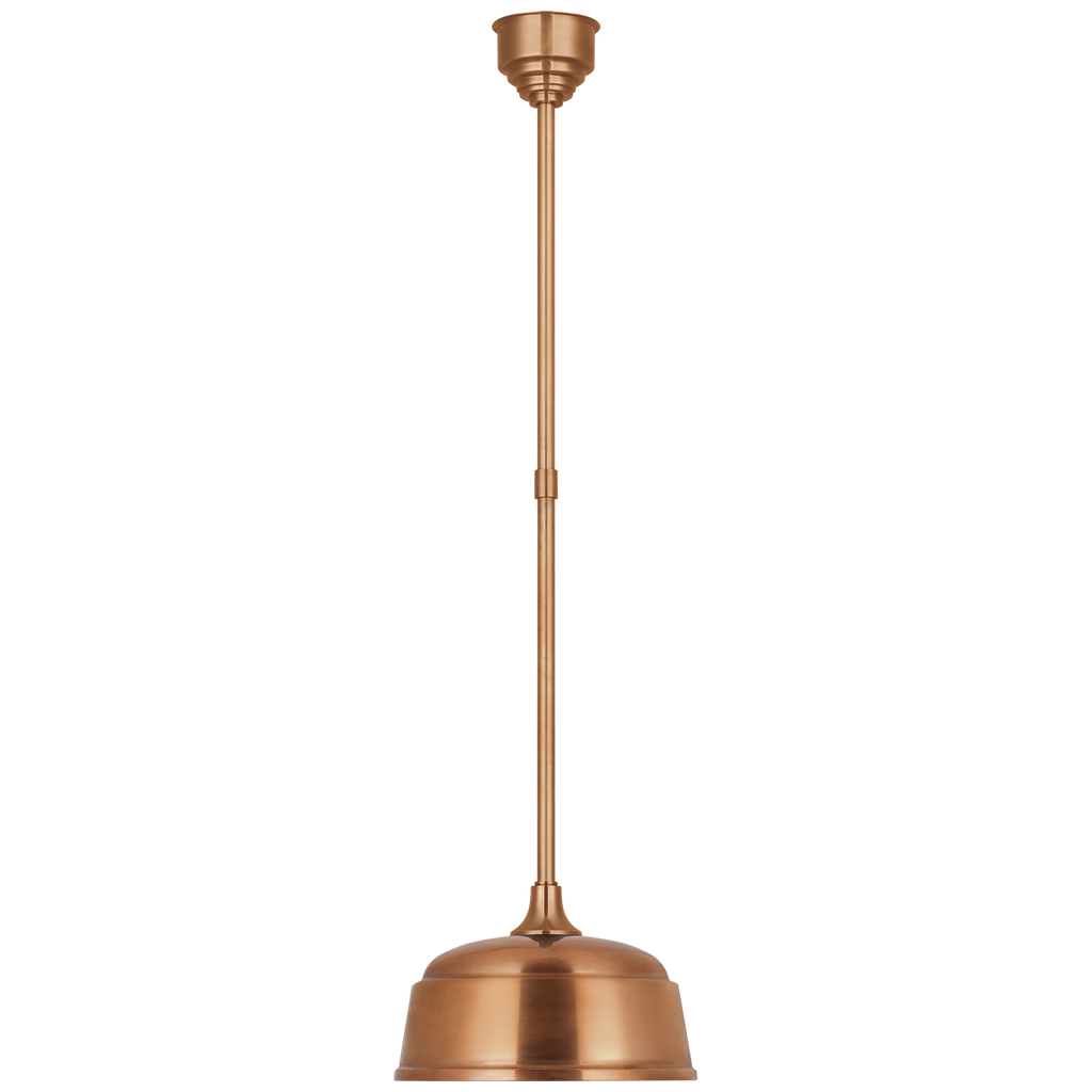 Academy Pendant | Soft Copper | 12.5" Rockhouse Shade