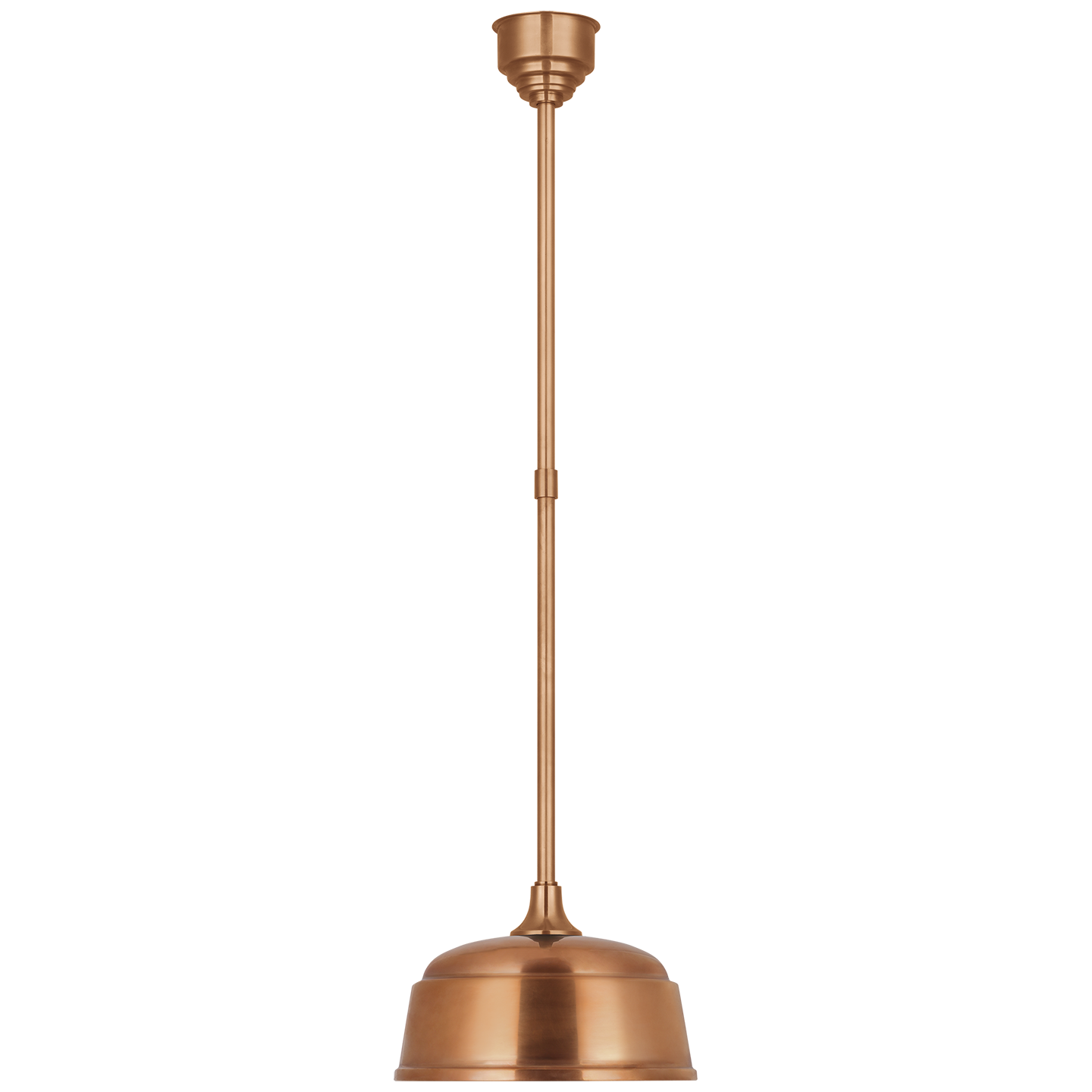 Academy Pendant | Soft Copper | 12.5" Rockhouse Shade