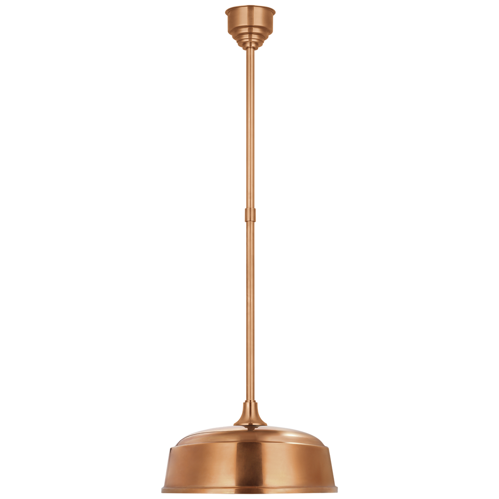 Academy Pendant | Soft Copper | 16" Rockhouse Shade