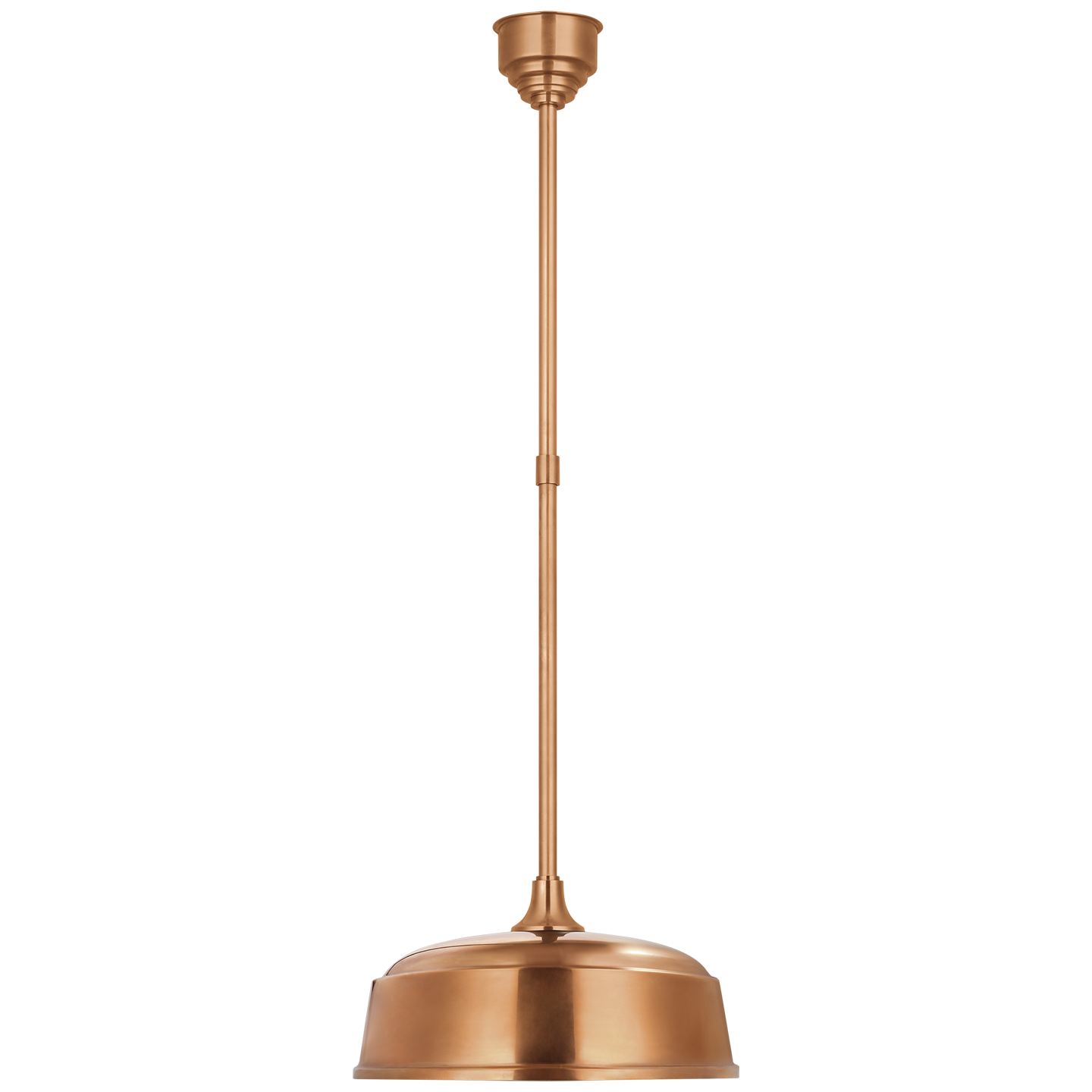 Academy Pendant | Soft Copper | 16" Rockhouse Shade