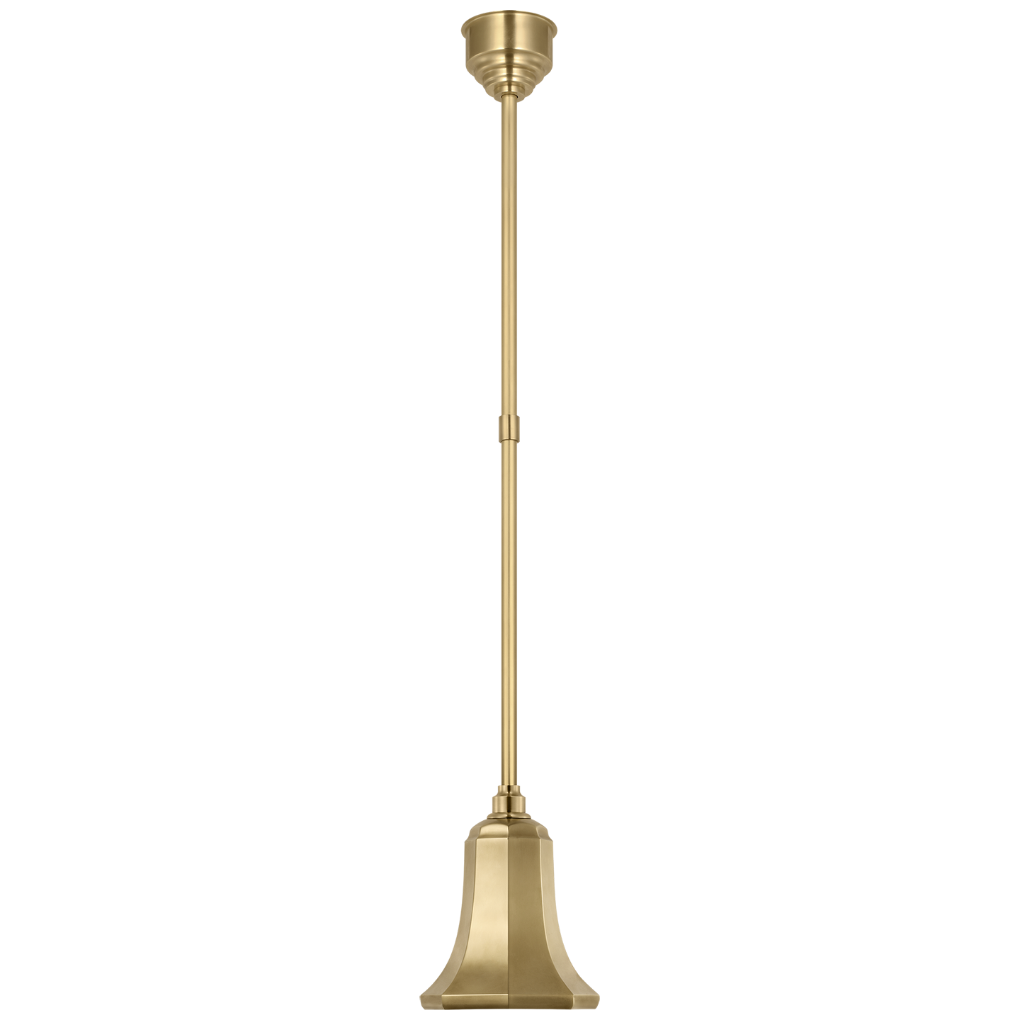 Academy Pendant | Hand-Rubbed Antique Brass | 7.5" Savannah Shade
