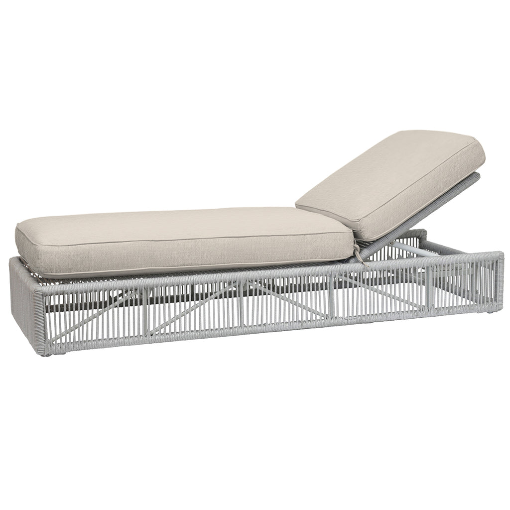 Miami Adjustable Chaise in Echo Ash w/ Self Welt