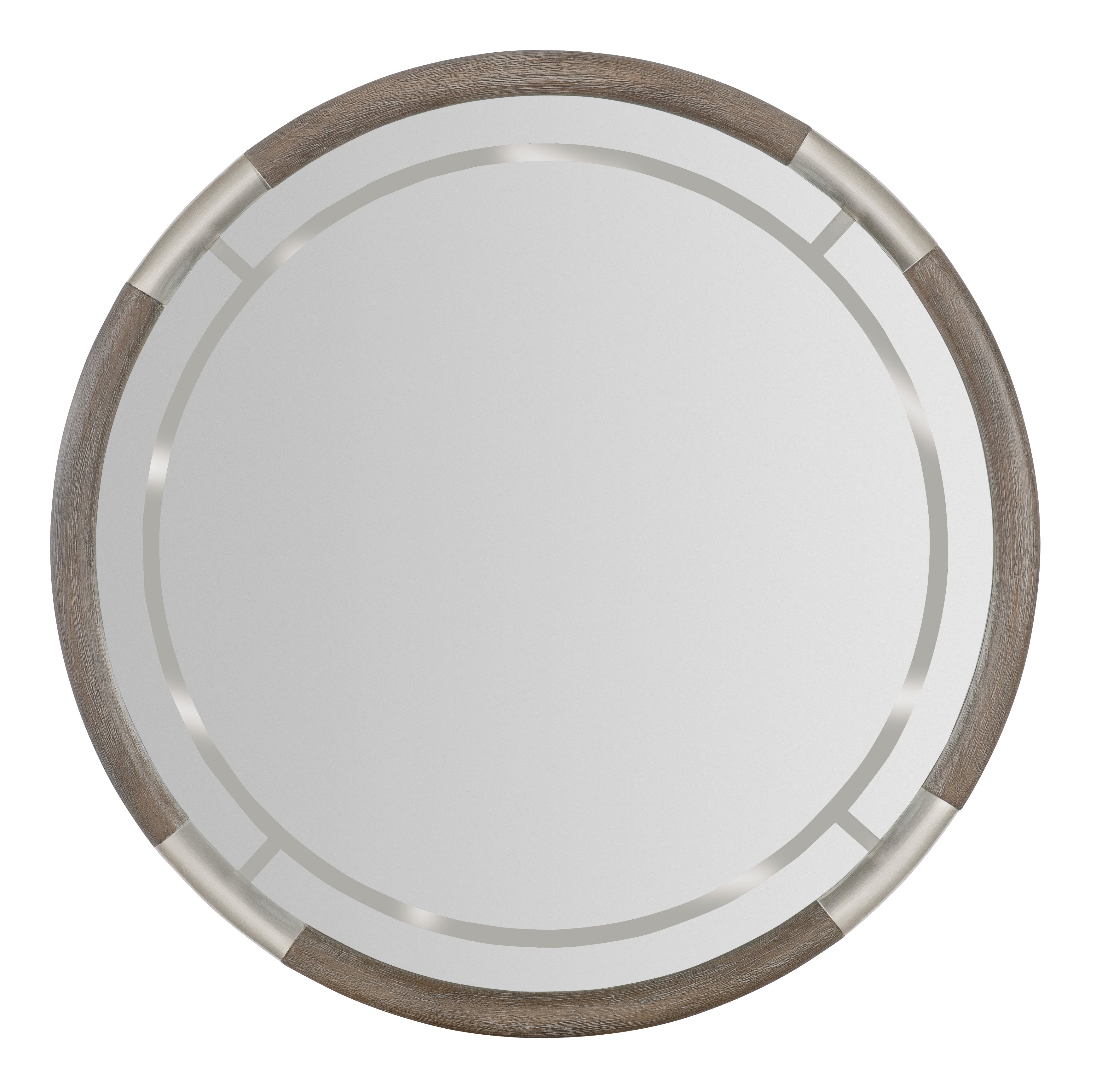 Modern Mood Round Mirror | Mink