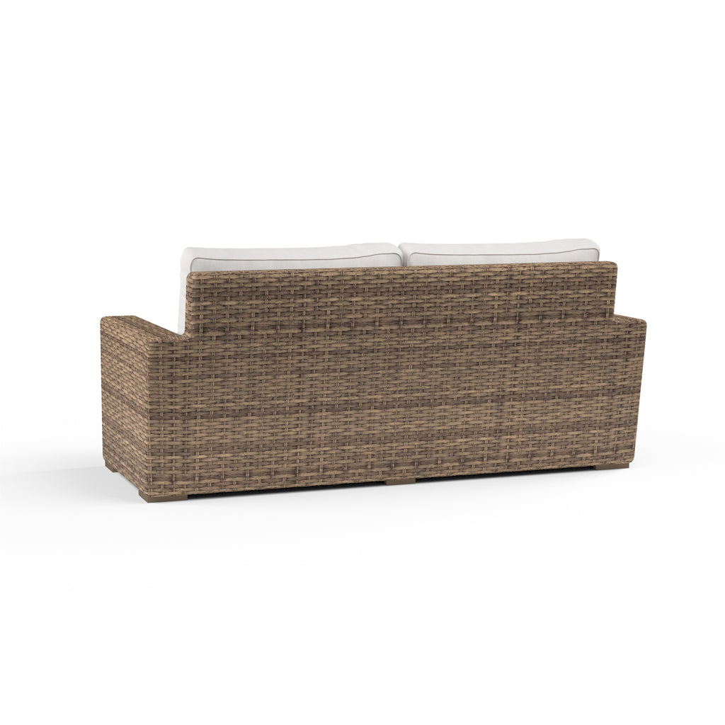 Havana Loveseat in Canvas Flax w/ Self Welt