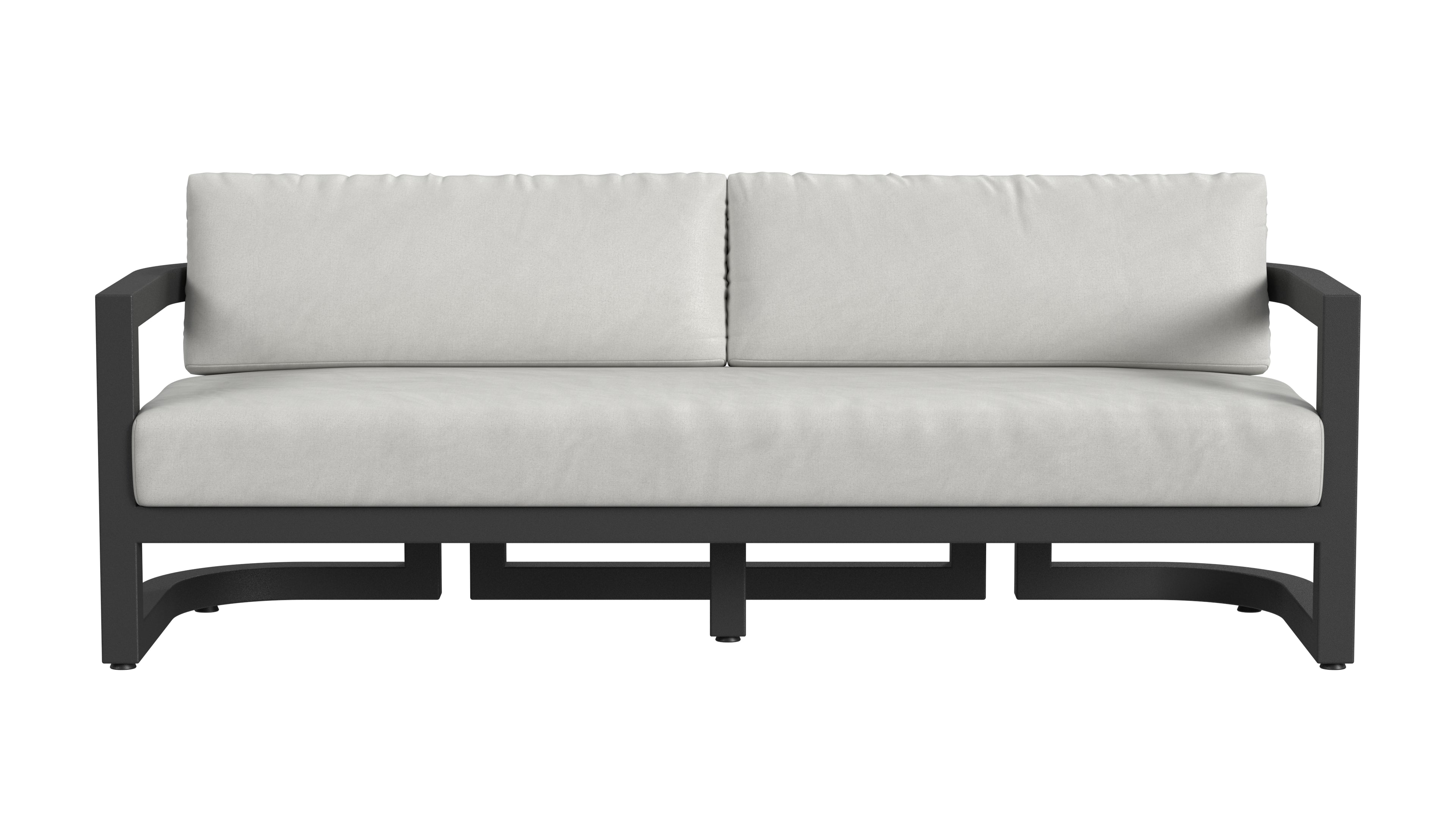 Malibu Sofa in Cast Silver, No Welt