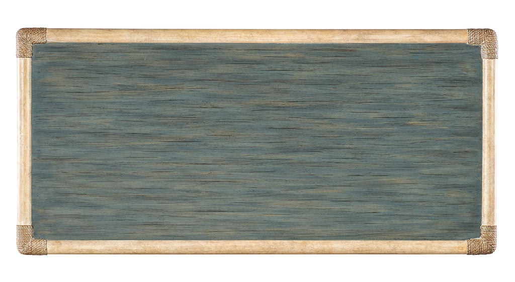 Retreat Pole Rattan Chest | Dune / Lagoon