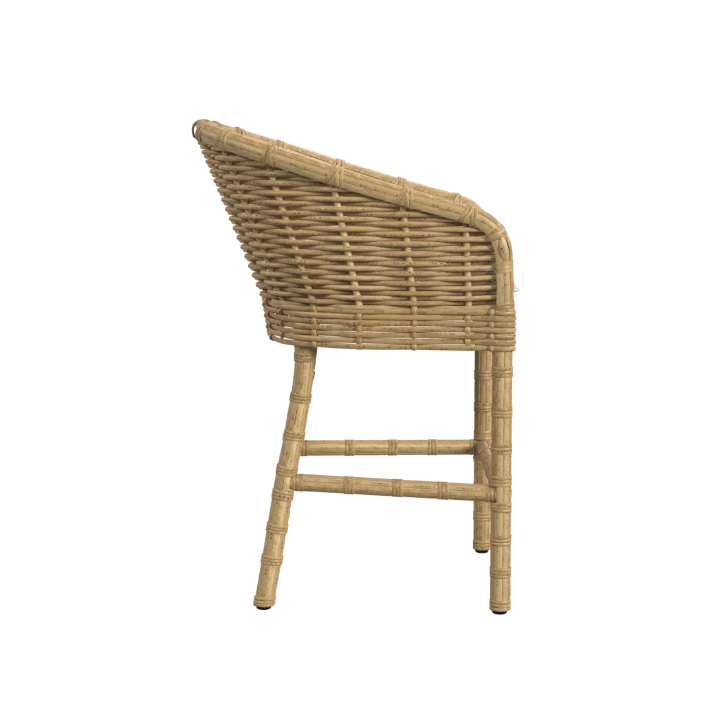 Playa Barstool in Soothe Pearl w/ Flange Welt