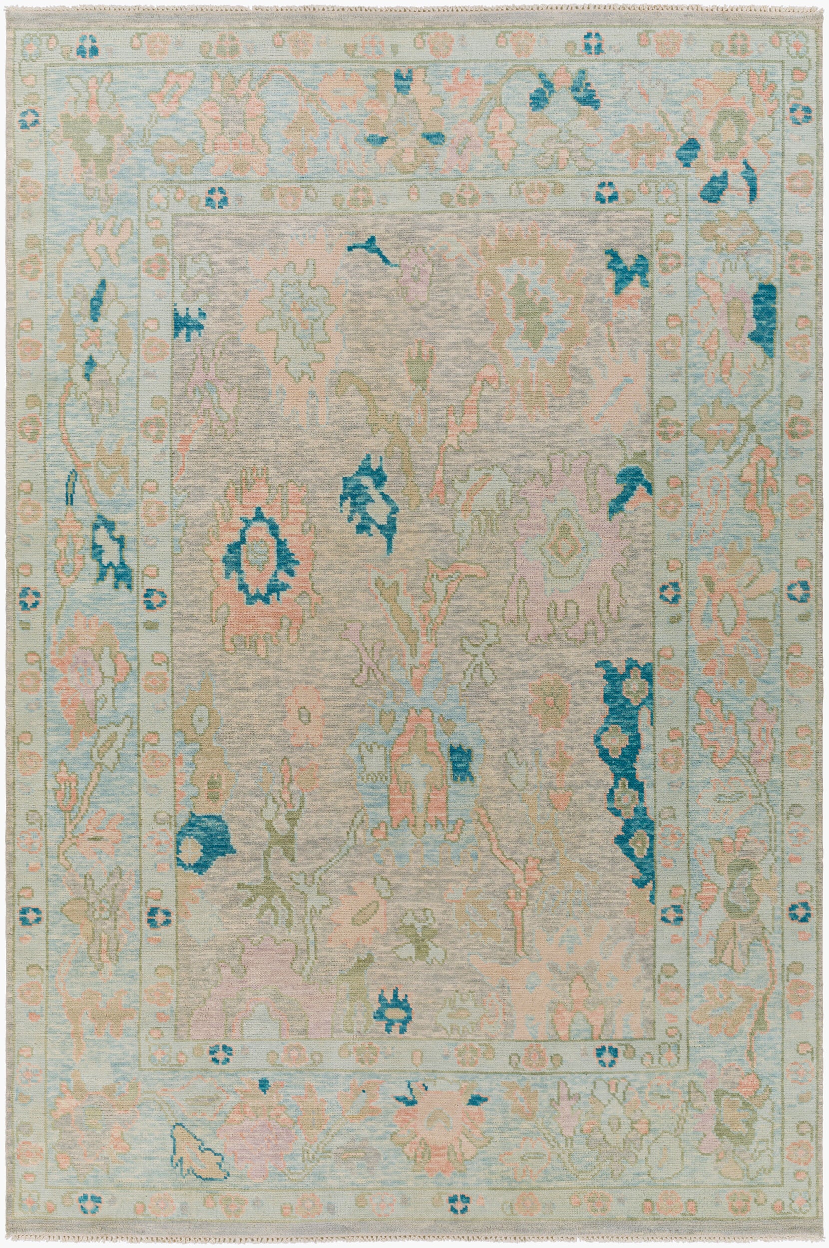 Ushak Rug | Light Pink | USK2301