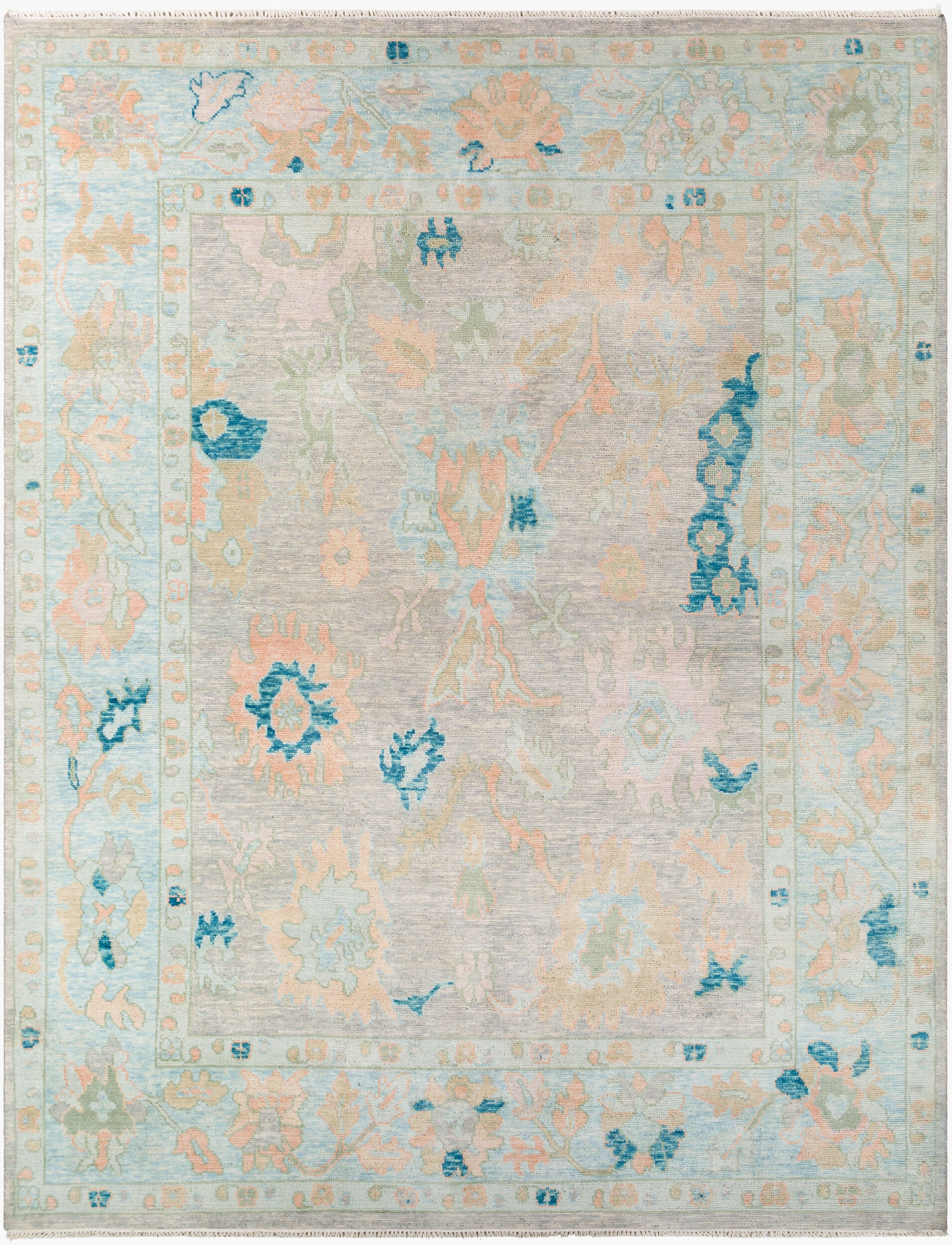 Ushak Rug | Light Pink | USK2301