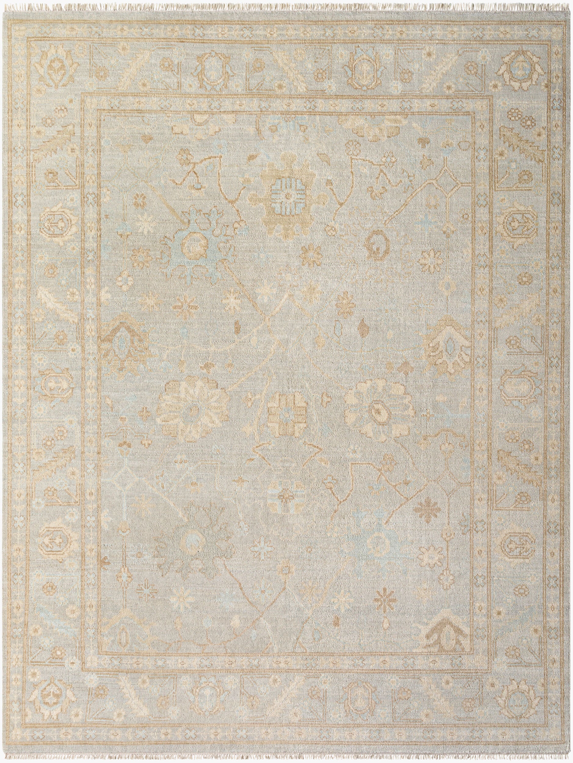Ushak Rug | Pewter | USK2304