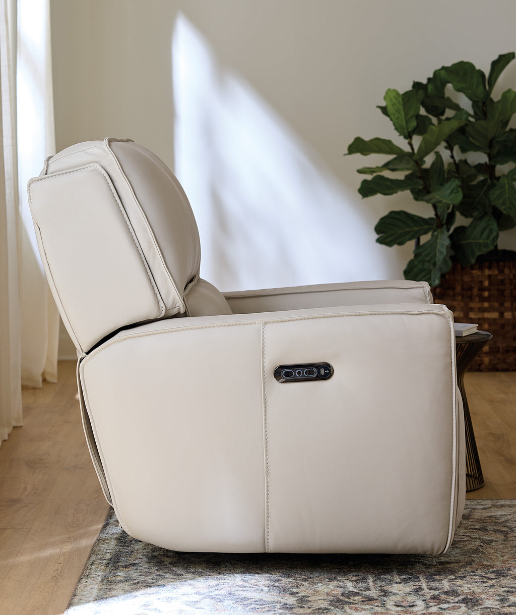 Miles Zero Gravity Power Recliner with Power Headrest | Grey