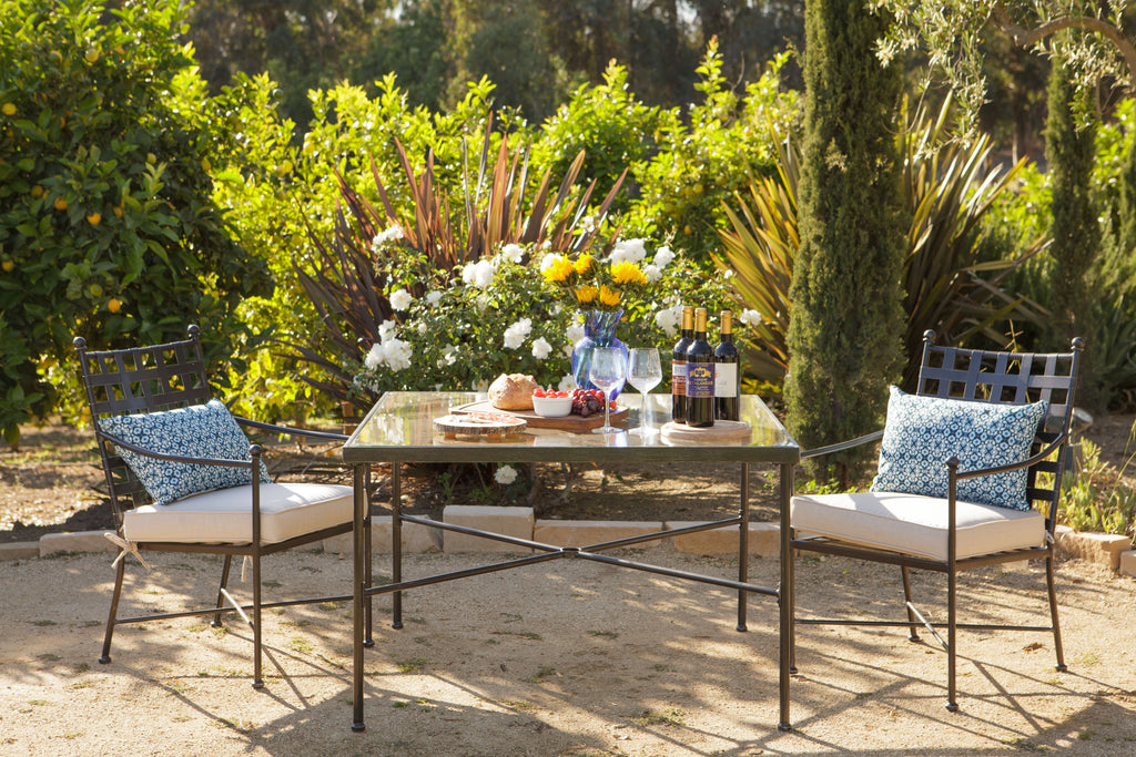 Provence Dining Chair in Canvas Flax w/ Self Welt