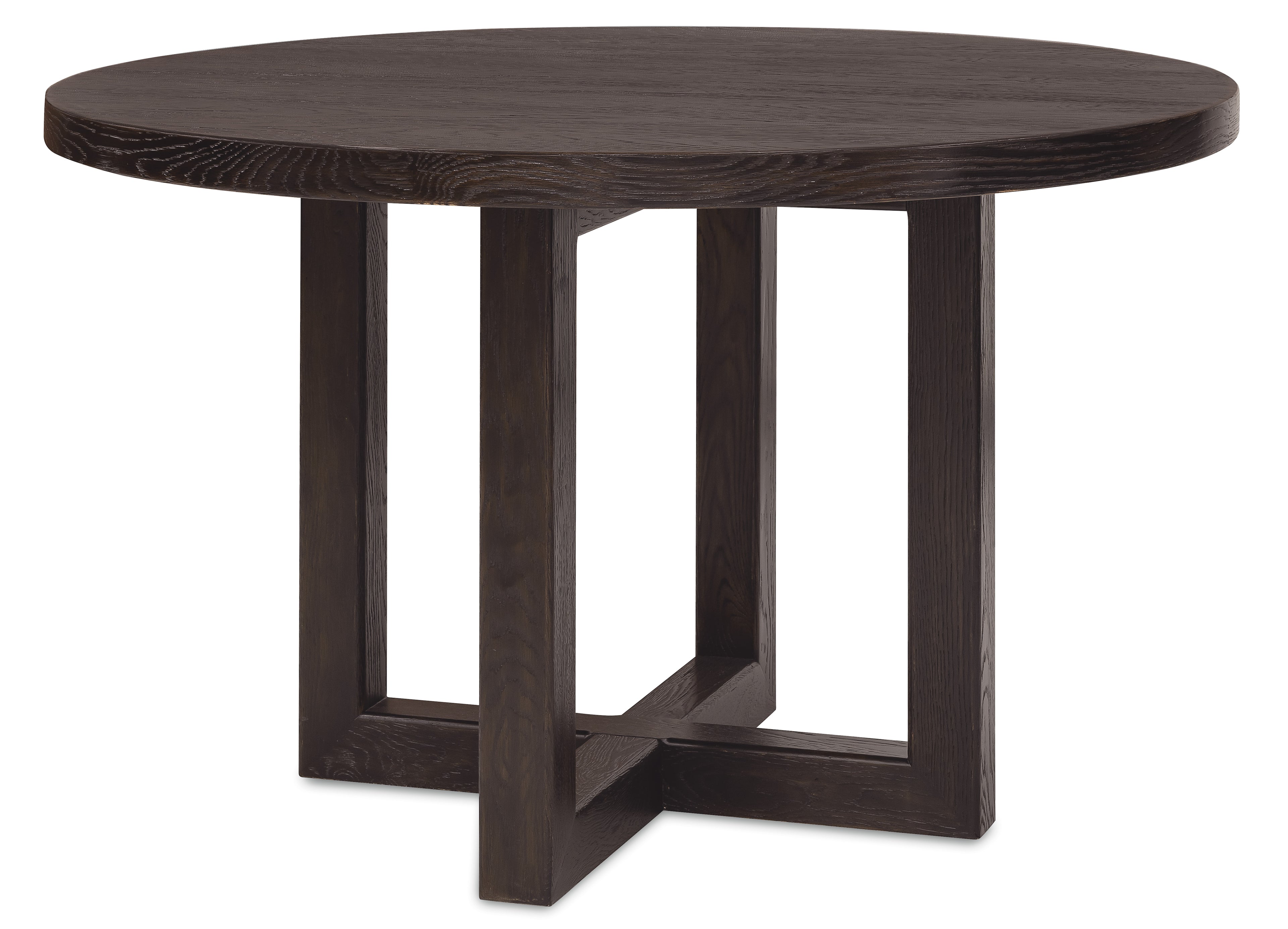 Driftwood 48in Round Dining Table | Burnt Timber
