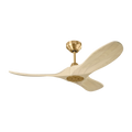 Maverick Smart 44 Ceiling Fan | Burnished Brass | Washed White Oak Blades