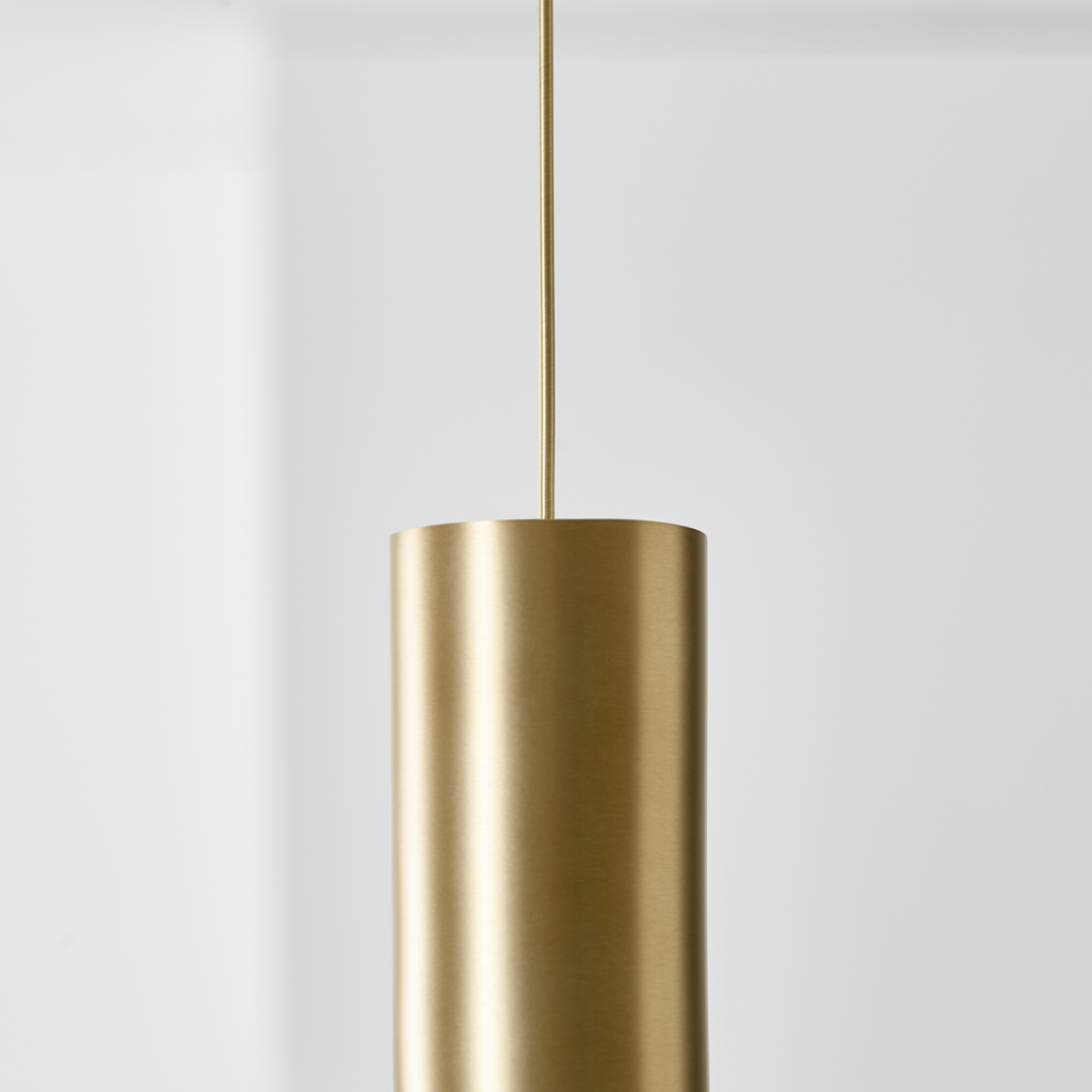 Piper Pendant | Aged Brass |  Monopoint Bulb(s) Included