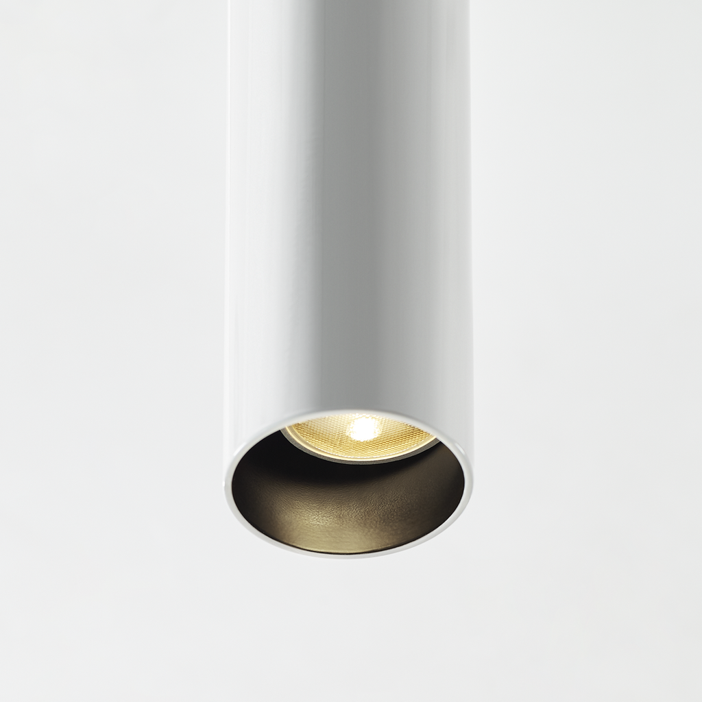 Piper Pendant | White and Satin Nickel |  Monopoint Bulb(s) Not Included