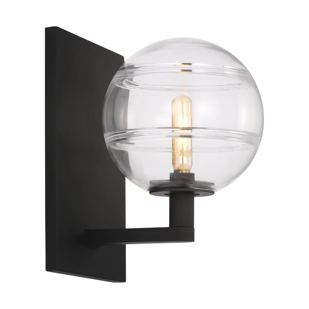 Sedona Wall Clear Nightshade Black 2700K 90 CRI t6 led 90 cri 2700k 120v