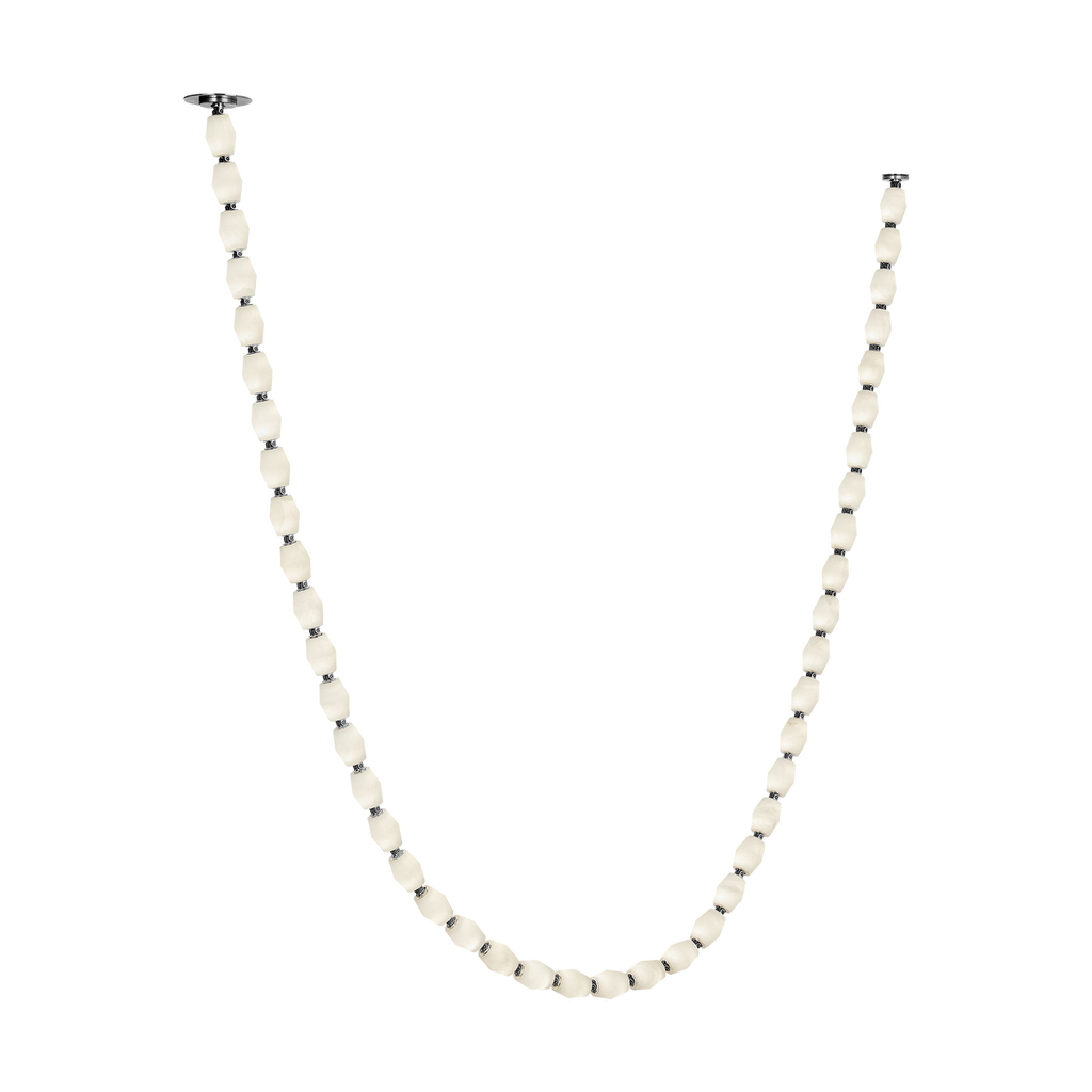 Collier Alabaster 132 Chandelier | Polished Nickel 2700K Remote 120V