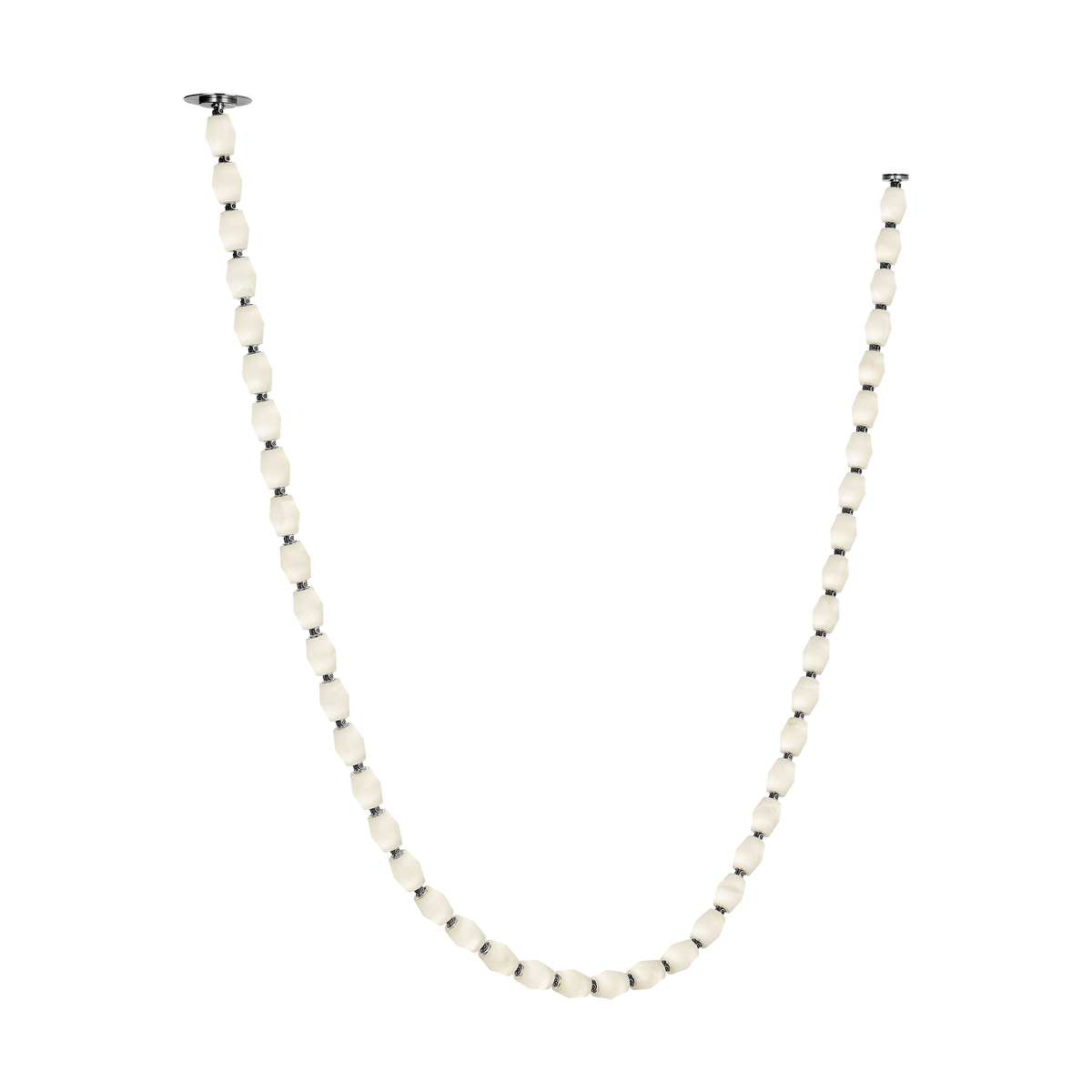 Collier Alabaster 132 Chandelier | Polished Nickel 2700K Remote 120V