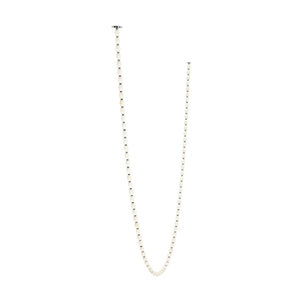 Collier Alabaster 240 Chandelier | Polished Nickel 2700K Remote 120V