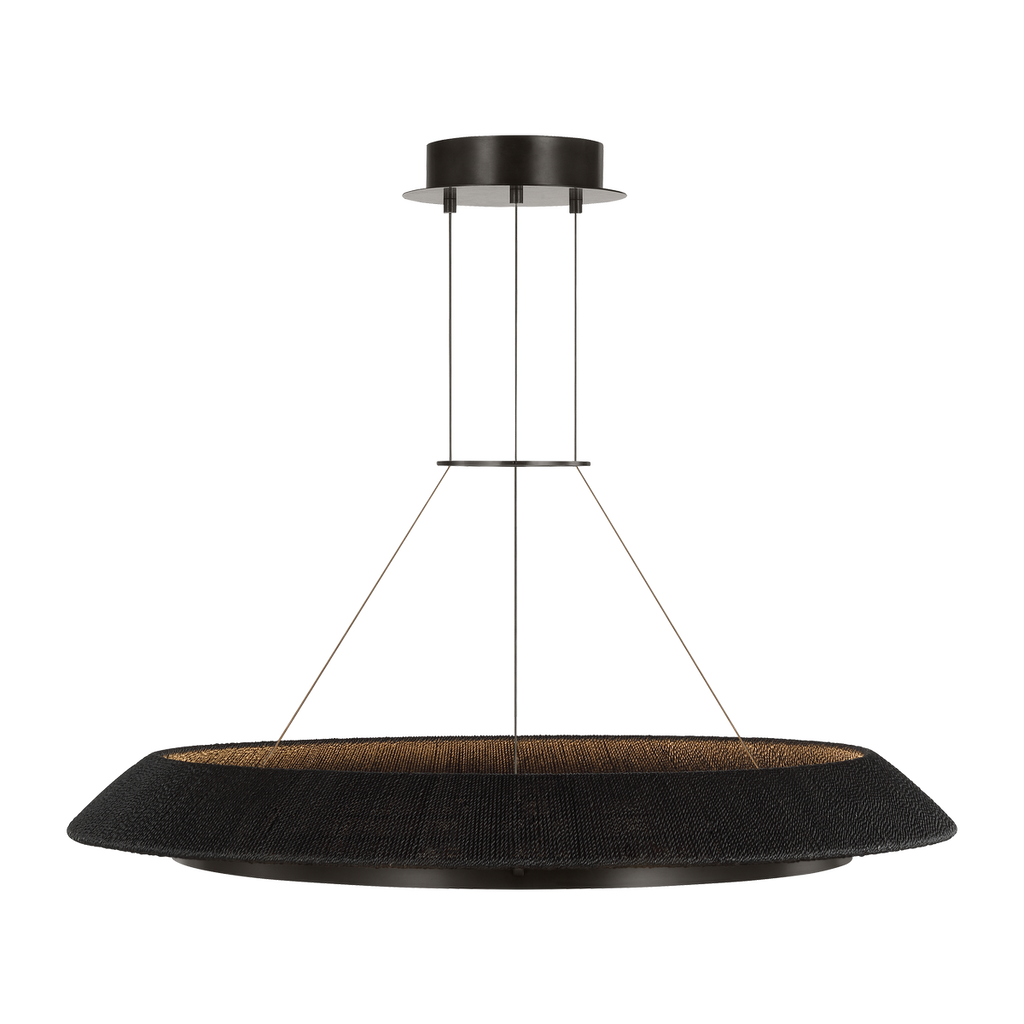 Noa Large Chandelier Washed Black Bronze 2700K 90 CRI