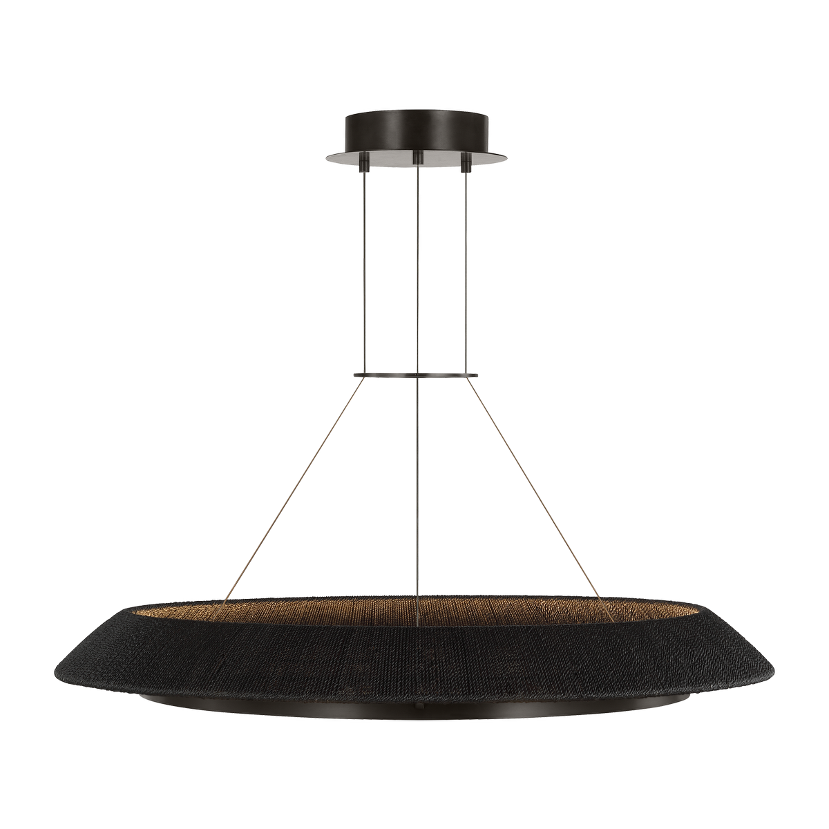 Noa Large Chandelier Washed Black Bronze 2700K 90 CRI