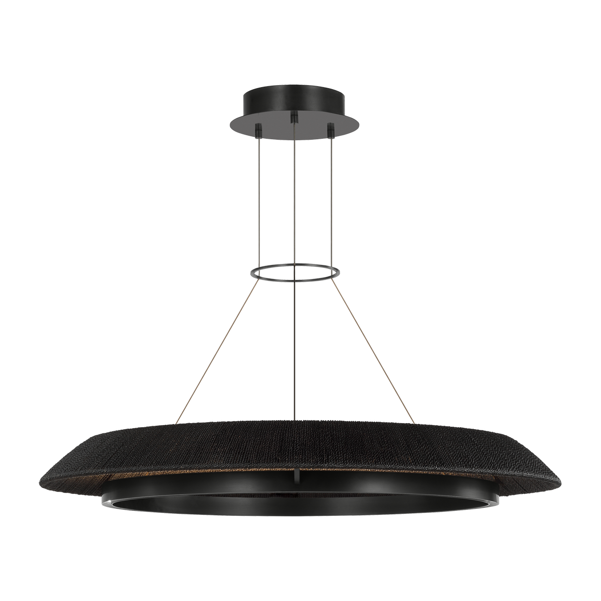 Noa Large Chandelier Washed Black Bronze 2700K 90 CRI