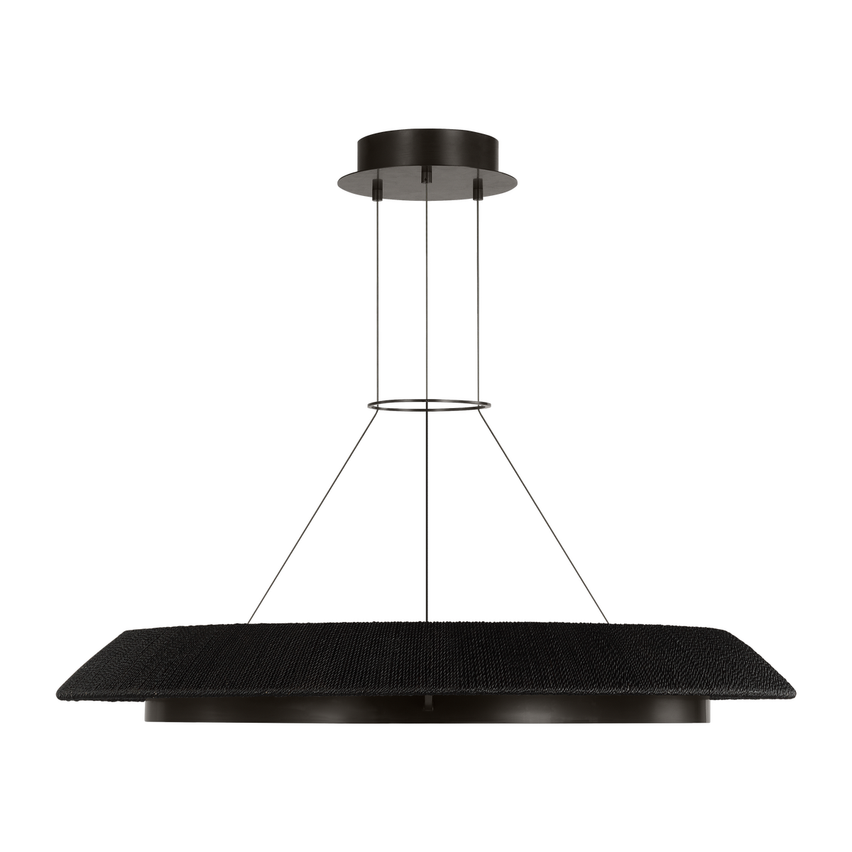 Noa Large Chandelier Washed Black Bronze 2700K 90 CRI