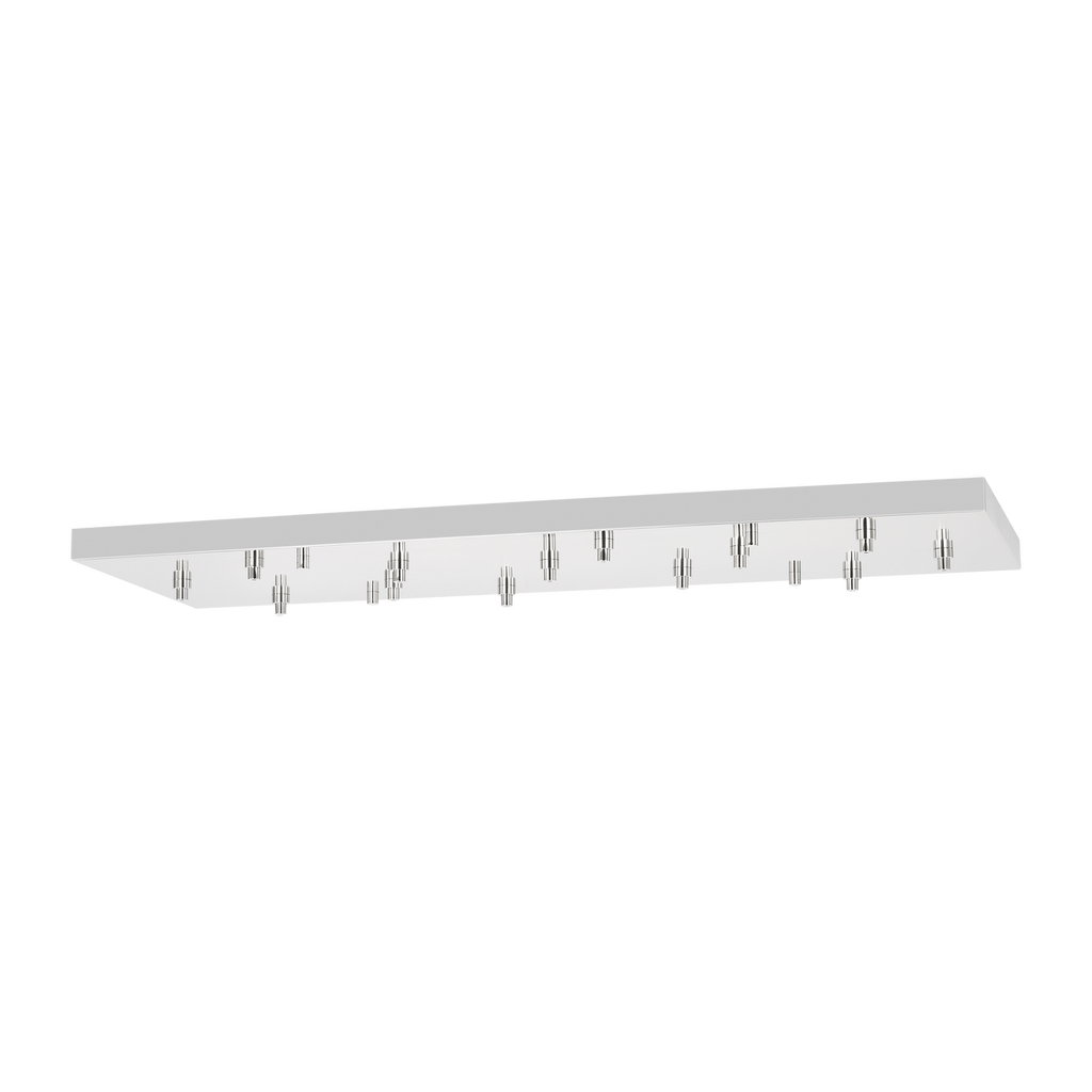 54" Rectangular Multiport Canopy polished nickel