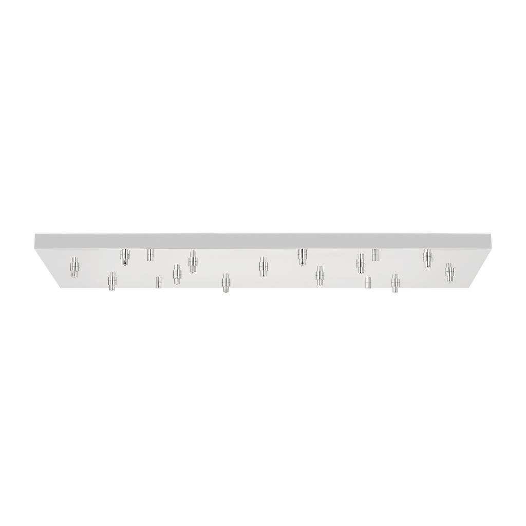 54" Rectangular Multiport Canopy polished nickel