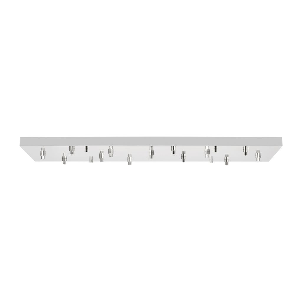 54" Rectangular Multiport Canopy polished nickel