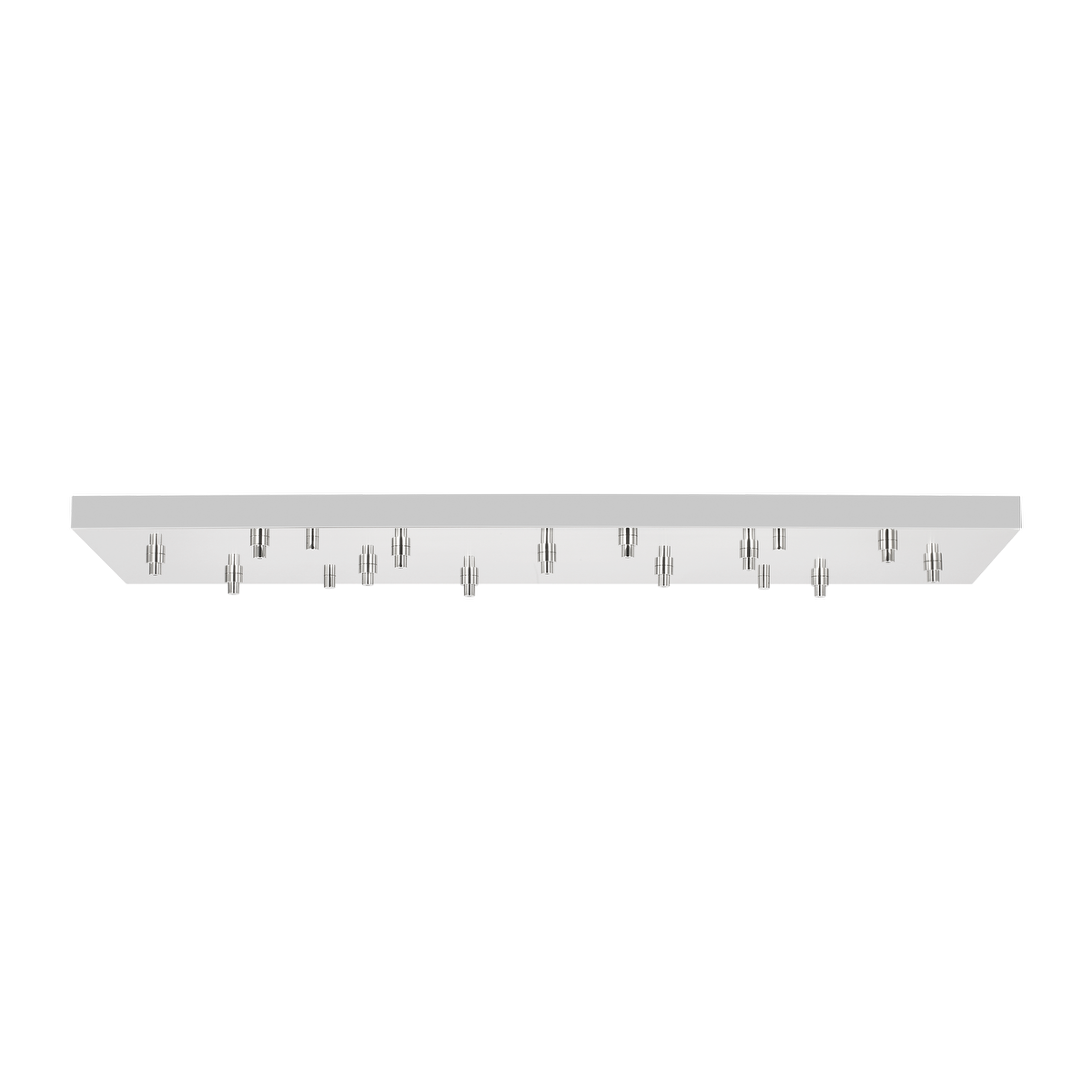 54" Rectangular Multiport Canopy polished nickel