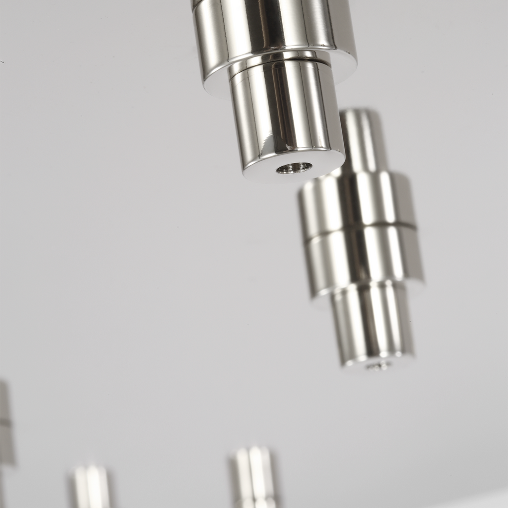 72" Rectangular Multiport Canopy polished nickel