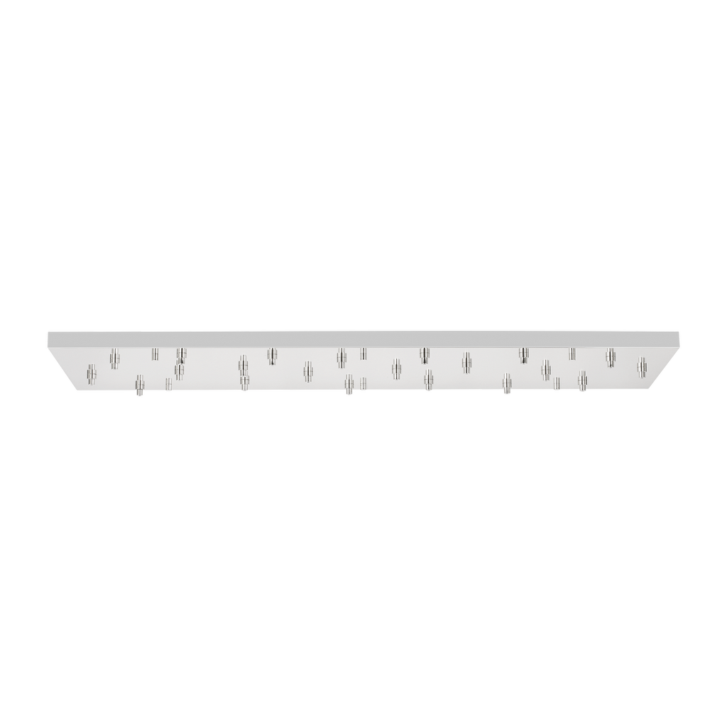 72" Rectangular Multiport Canopy polished nickel